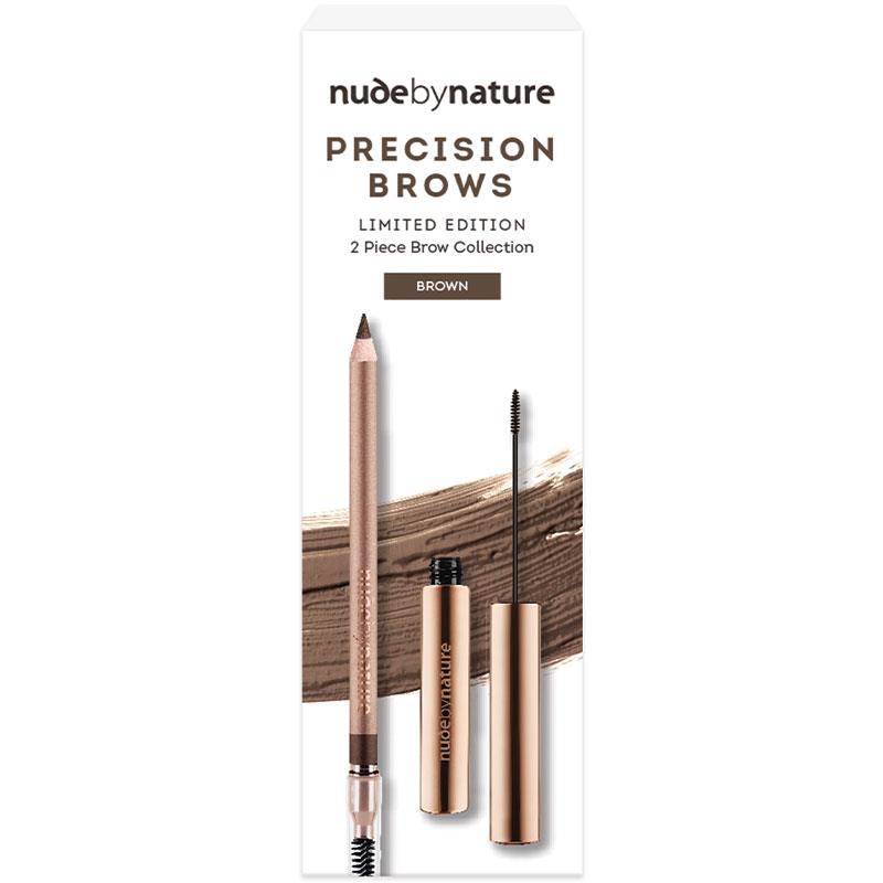 Buy Nude By Nature Precision Brow Kit Brown Online At Chemist Warehouse