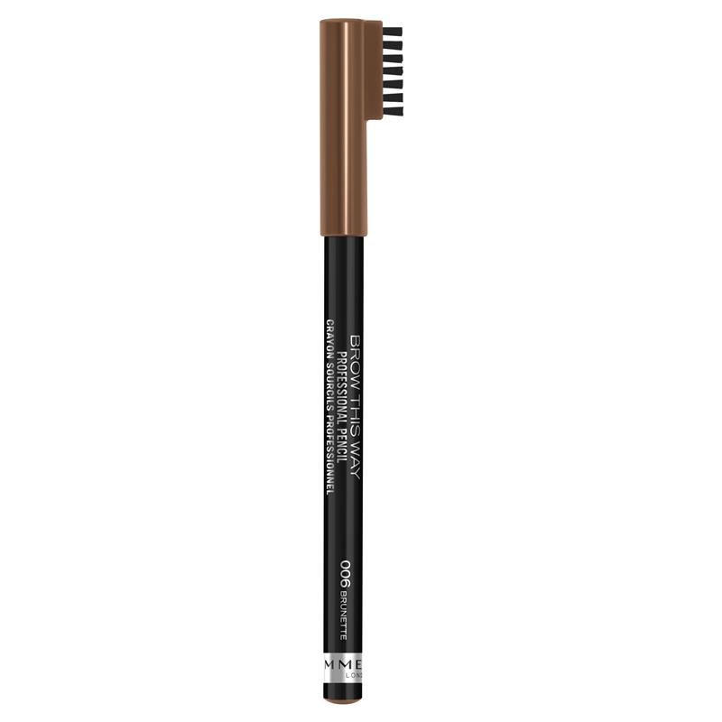 Buy Rimmel Brow This Way Professional Pencil 006 Brunette Online At