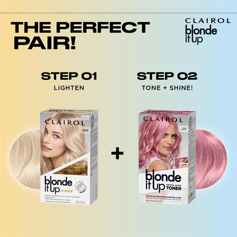 Buy Clairol Blonde It Up Crystal Glow Semi Permanent Toner Radiant Opal