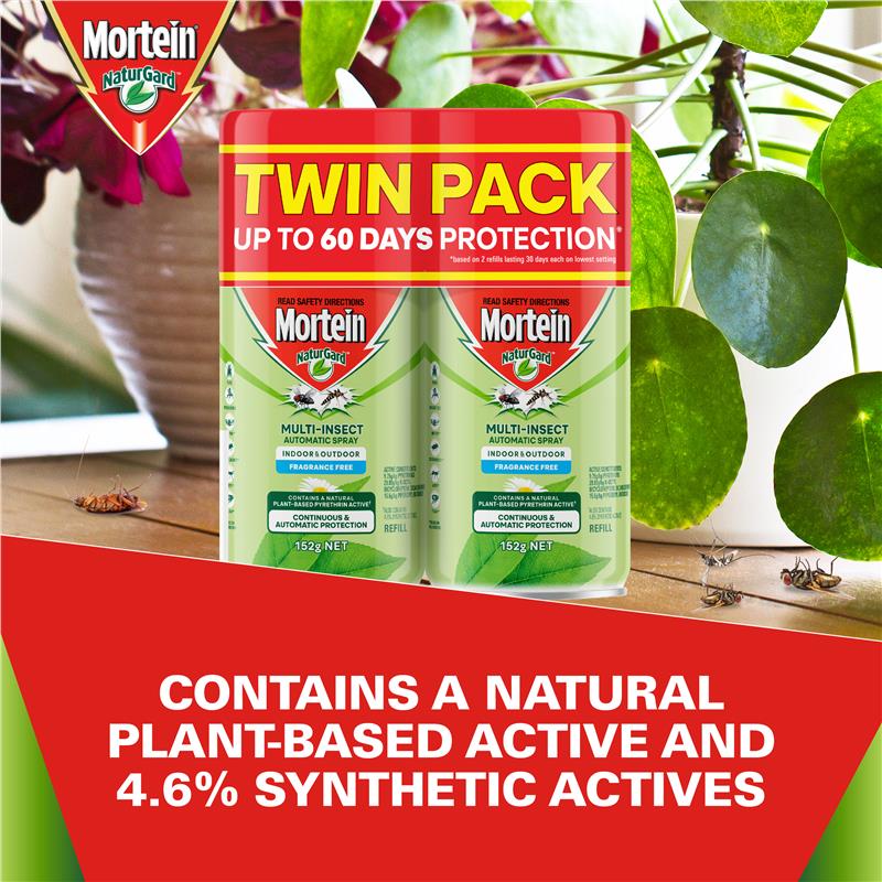 Buy Mortein NaturGard Multi Insect Automatic Twin Pack Refill Fragrance