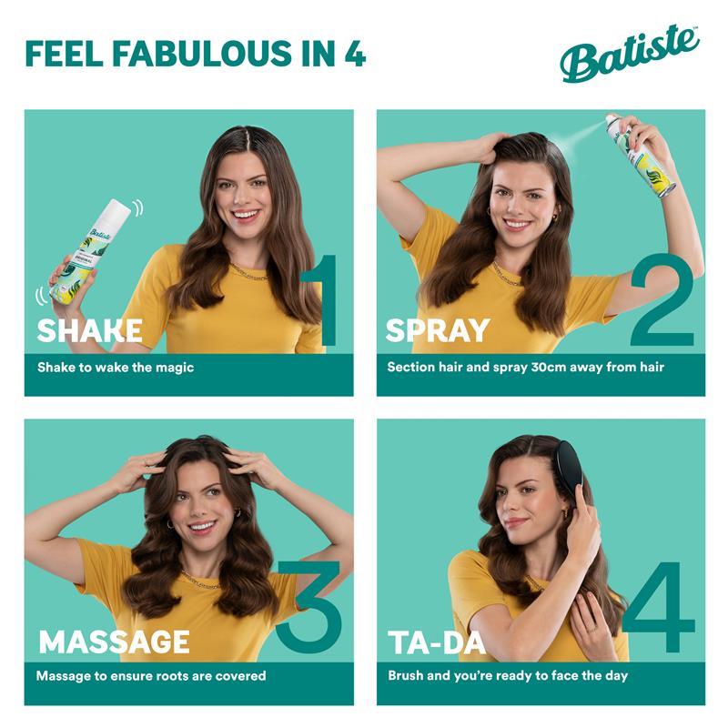 Buy Batiste Dry Shampoo Brunette 200ml Online At Chemist Warehouse