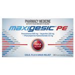 Maxigesic PE Cold Flu & Sinus Relief Triple Action 30 Tablets