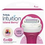 Schick Intuition Island Berry Refills 6 Pack