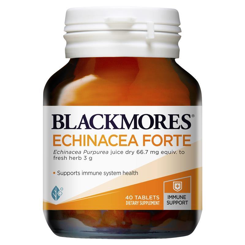 Buy Blackmores Echinacea Forte 40 Tablets NEW Online at Chemist Warehouse®