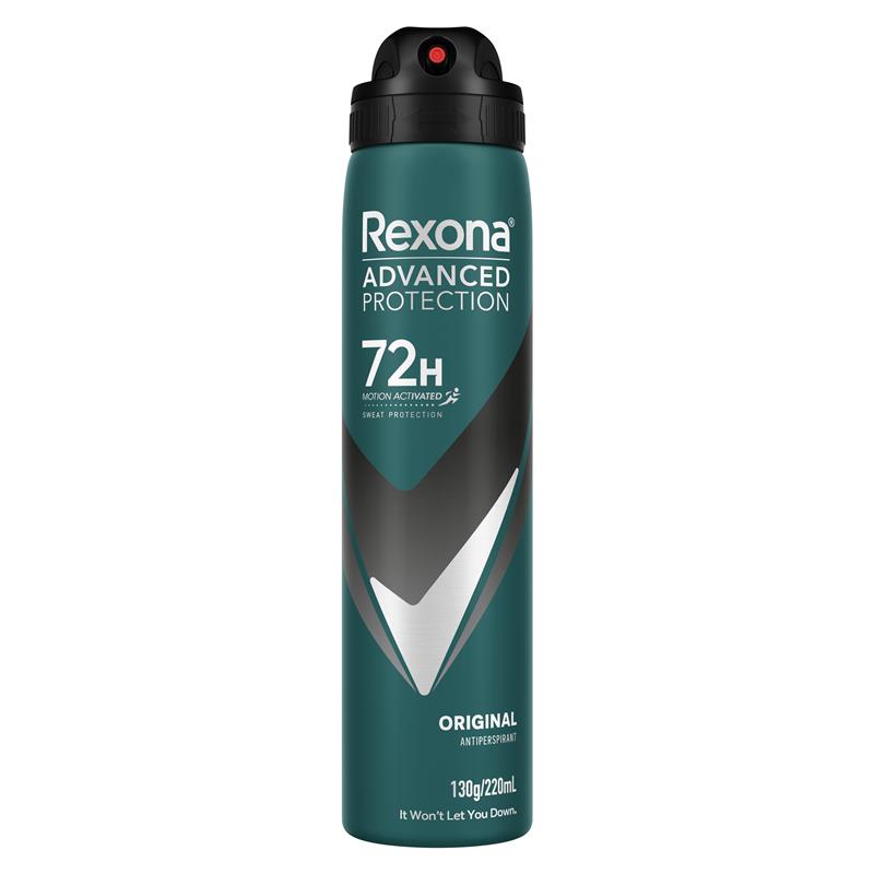 Buy Rexona for Men Antiperspirant Advanced Original 220ml Online at ...