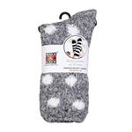 Sox & Lox Adults Bed Socks Twinkle Dots Black and White