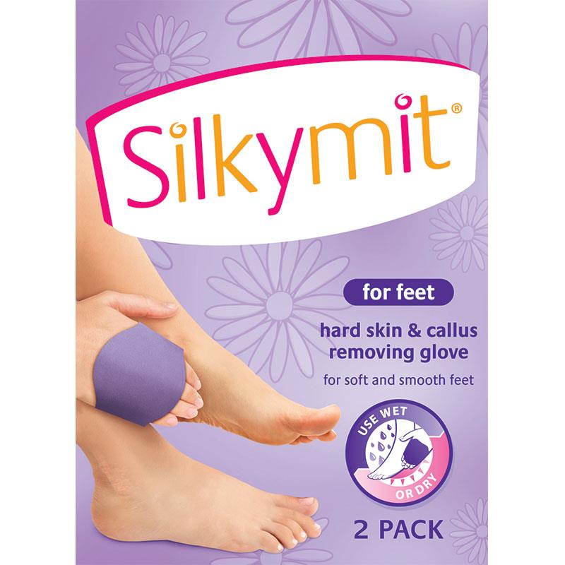 Buy Silkymit Hair Removal Glove and Exfoliator For Feet 2 Pack Online