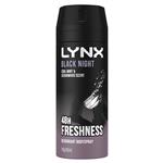 Lynx Deodorant Black Night 165ml