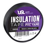 USL Sport Insulation Tape PVC Black 18mm x 20m