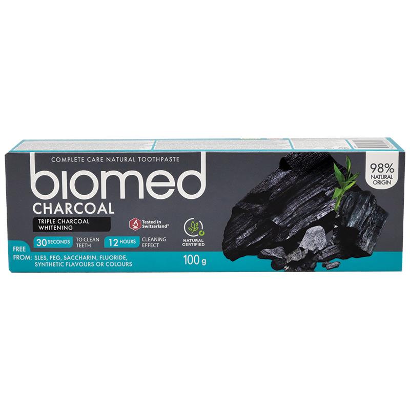 Buy Biomed Toothpaste Charcoal 100g Online at Chemist Warehouse®