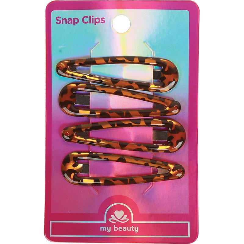 Buy My Beauty Hair Snap Clip 4 Pack Demi Amber Online at Chemist Warehouse®
