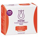 Poise Thin & Discreet Pads Extra 12 Packs