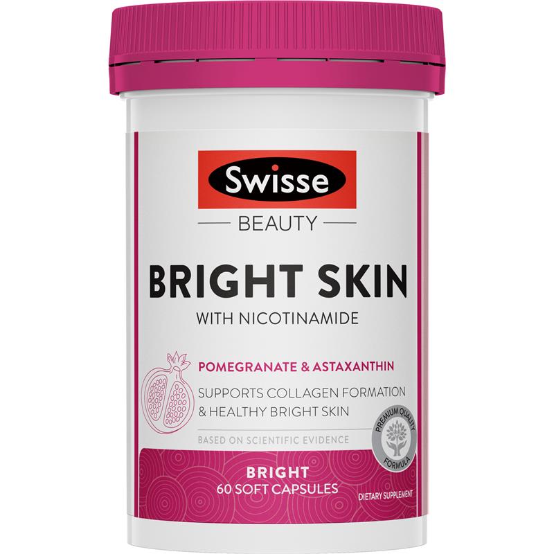 glutathione supplement chemist warehouse Swisse Beauty Bright Skin 60 Capsules
