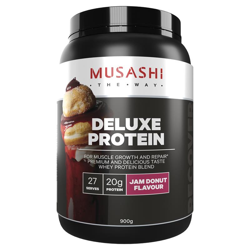 Buy Musashi Deluxe Protein Jam Donut 900g Online at Chemist Warehouse®