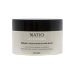Natio Treatments Radiant Skin Exfoliating Wipes Online  Only