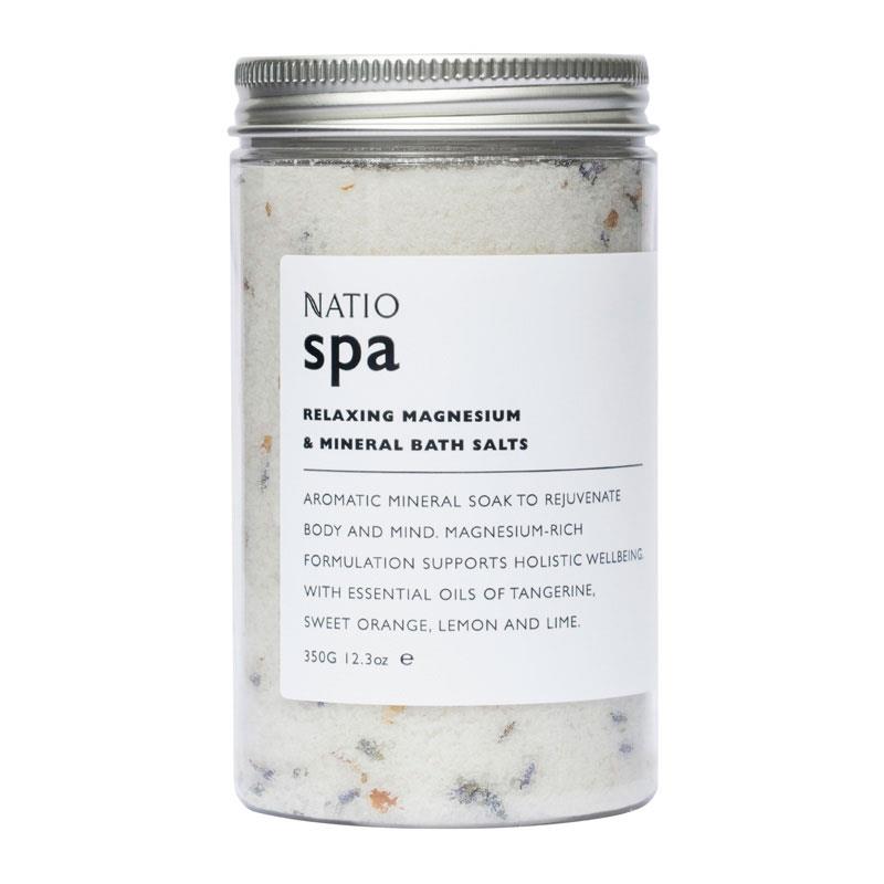 Buy Natio Spa Relaxing Magnesium & Mineral Bath Salts 350g Online Only