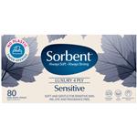 Sorbent Facial Tissue Luxury 4 Ply Sensitive 80 Pack
