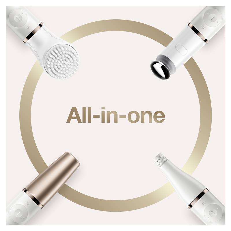 Buy Braun FaceSpa Pro 3 In 1 With Facial Epilator White/Gold 911 Online