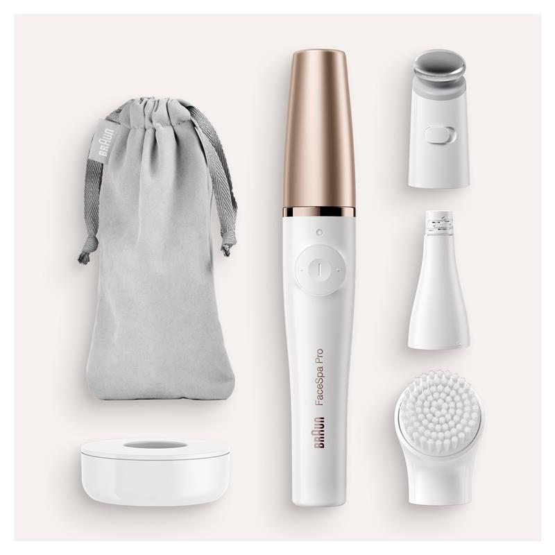 Buy Braun FaceSpa Pro 3 In 1 With Facial Epilator White/Gold 911 Online