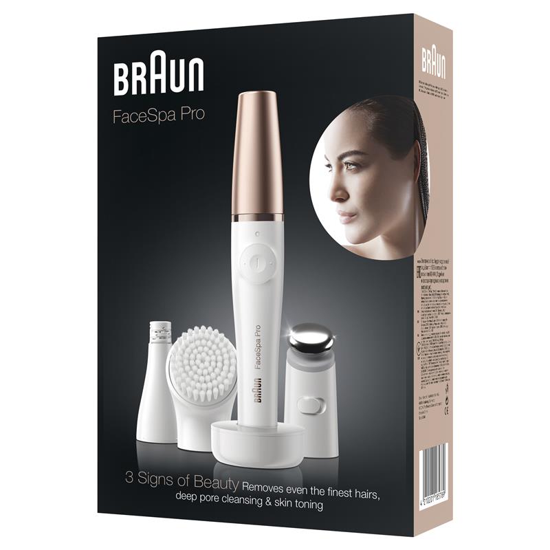Buy Braun FaceSpa Pro 3 In 1 With Facial Epilator White/Gold 911 Online