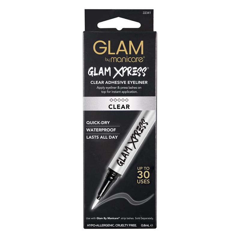 Buy Glam by Manicare Eyelash Adhesive Eyeliner Xpress Clear Online at