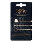 Lady Jayne 11027 Salon Pro Fashion Slide Pins 4 Pack