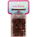 My Beauty Hair Poly Band 72 Pack Brown