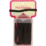 My Beauty Hair Snag Free Flat Elastic 12 Pack Black