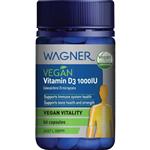 Wagner Vegan Vitamin D3 1000IU 60 Capsules