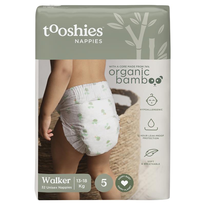 Buy Tooshies by TOM Nappies Size 5 Walker 32 Pack Online at Chemist