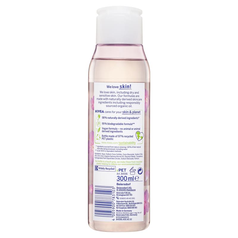 Buy Nivea Naturally Good Rose Water & Organic Oil Infused Shower Gel