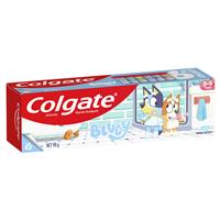 Buy Colgate Toothpaste Kids Bluey 2 - 5 Years Mild Mint 90g Online at ...