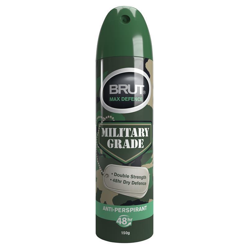 Buy Brut Military Grade Max Defence Antiperspirant Deodorant 150g