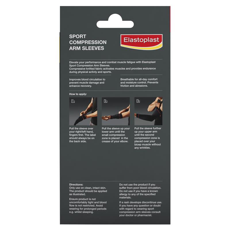 Buy Elastoplast Sport Compression Arm Sleeve Large 1 Pack Online at