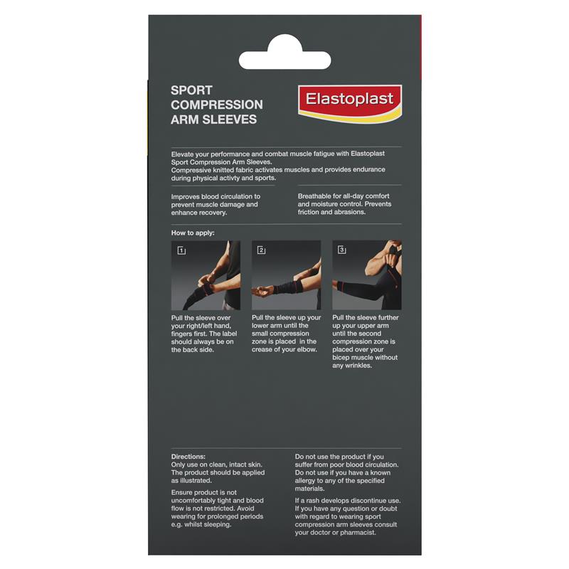 Buy Elastoplast Sport Compression Arm Sleeve Medium 1 Pack Online at