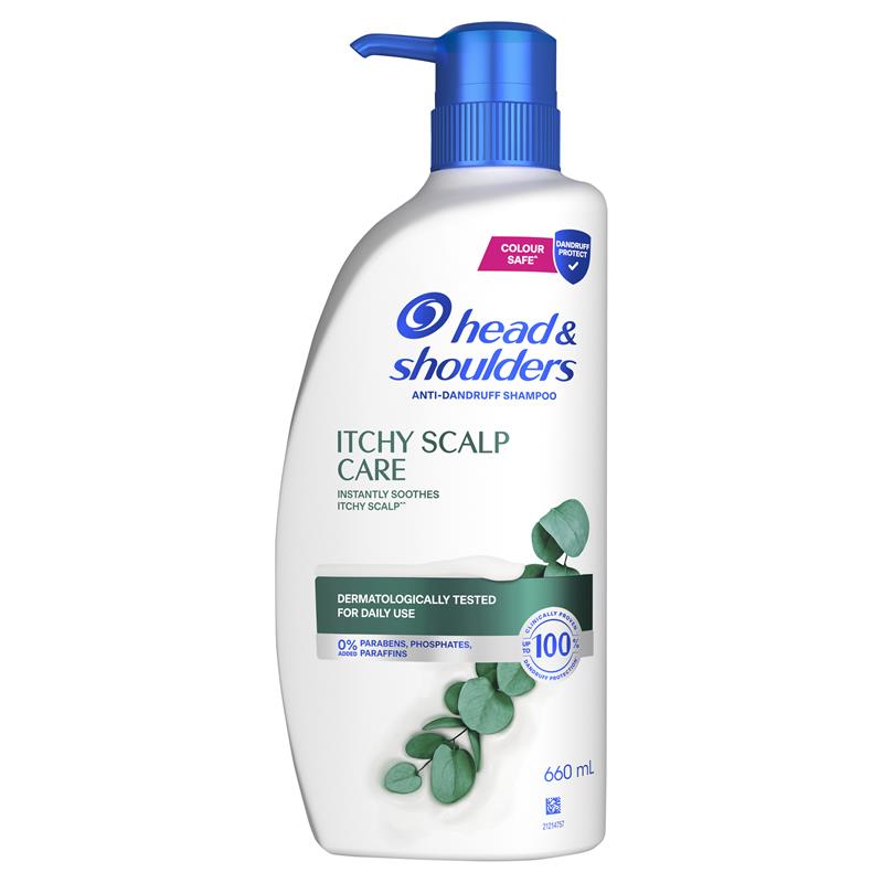Buy Head & Shoulders Itchy Scalp Care Shampoo 660ml Online at Chemist