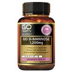 GO Healthy D-Mannose 1,200mg 60 Vege Capsules