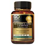 GO Healthy Vitamin D3 1000IU Plus Vitamin C & Zinc 60 Vege Capsules
