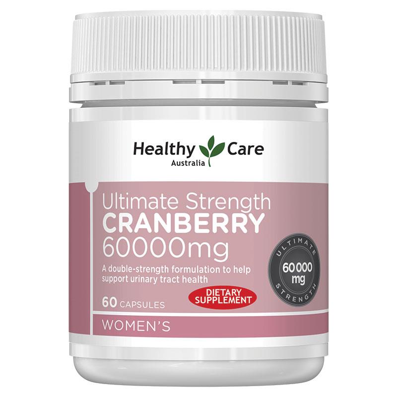 Buy Healthy Care Ultimate Strength Cranberry 60000mg 60 Capsules Online