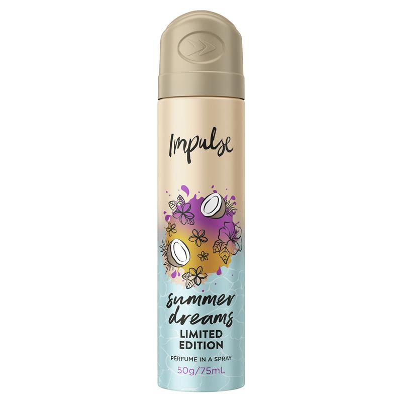 Buy Impulse Body Spray Summer Dreams 75ml Online at Chemist Warehouse®