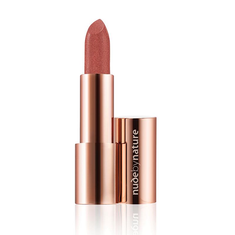 Buy Nude by Nature Moisture Shine Lipstick 13 Amber Sparkle Online at ...