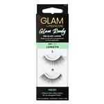 Glam by Manicare Eyelashes Pre Glued Lashes Length Heidi 22376