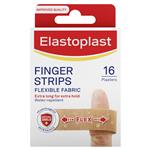 Elastoplast Flexible Fabric Finger Strips 16 Pack