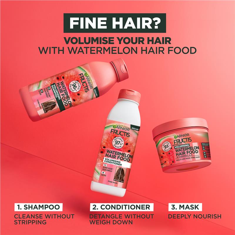 Buy Garnier Fructis Hair Food Watermelon Mask 390ml Online at Chemist Warehouse®