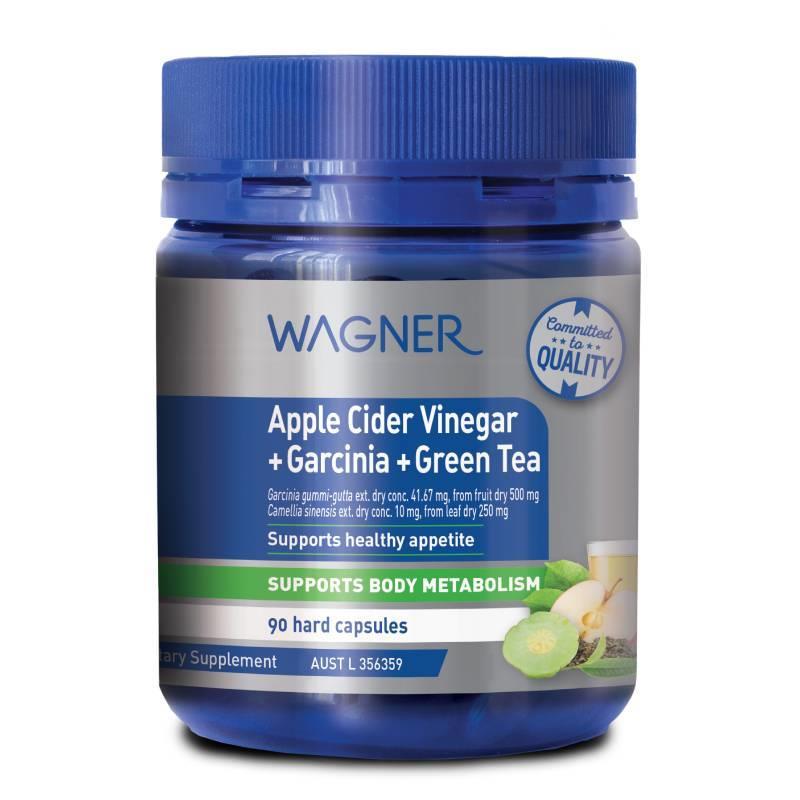 Buy Wagner Apple Cider Vinegar + Green Tea + Garcinia 90 Capsules Online at Chemist Warehouse®