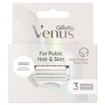 Gillette Venus For Pubic Hair & Skin Blade Refills 3 Pack