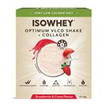 IsoWhey Optimum VLCD Shake + Collagen Strawberries & Cream 18 x 55g