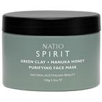 Natio Spirit Green Clay + Manuka Honey Purifying Face Mask 150g Online  Only