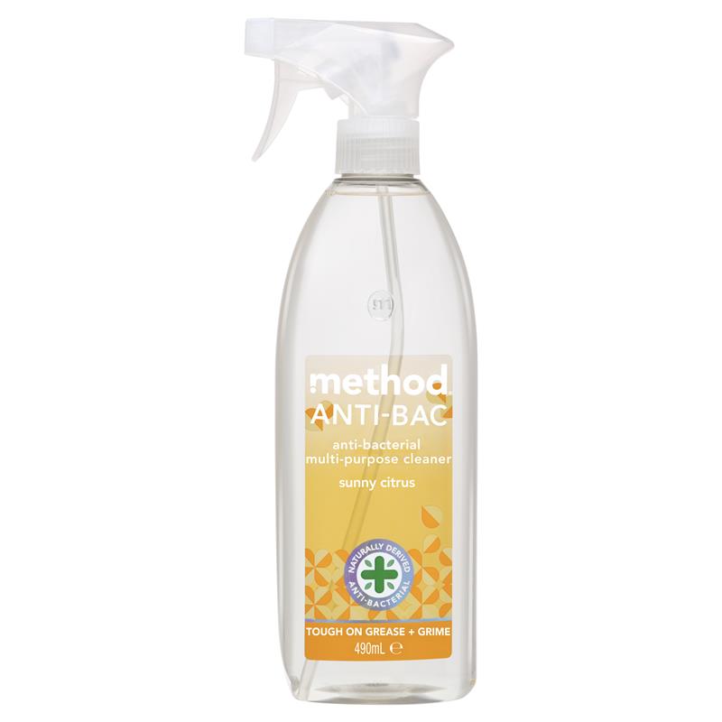 Buy Method Antibacterial Kitchen Spray Sunny Citrus 490ml Online at