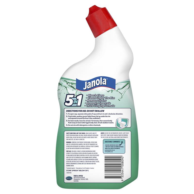 Buy Janola Power Clean Toilet Bleach Gel Eucalyputus 700ml Online at